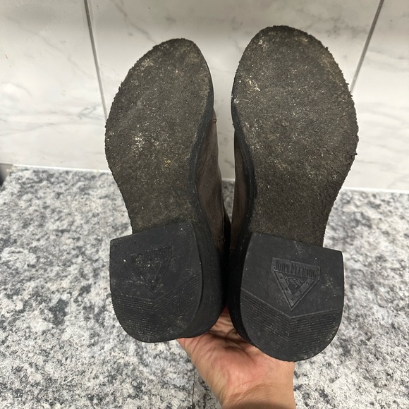 John Fluevog Ankle Leather Boot size 8.5 - Picture 6 of 9